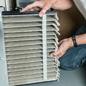 A dirty air filter