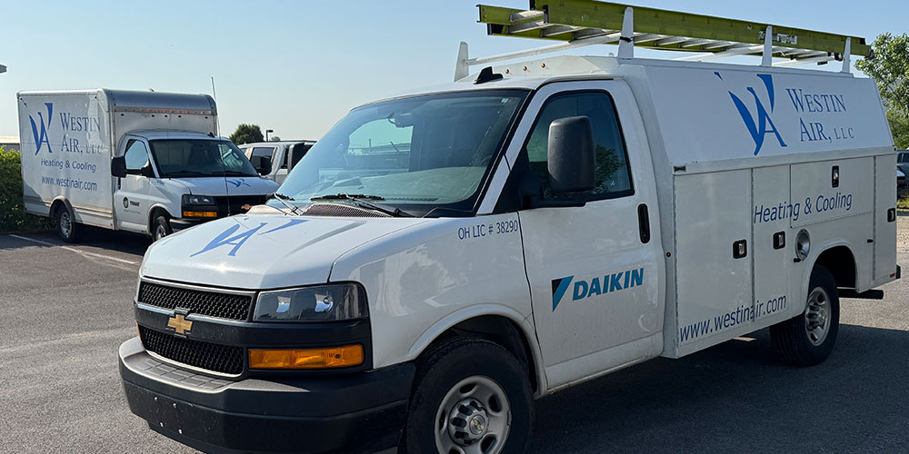 Westin Air fully stocked service van